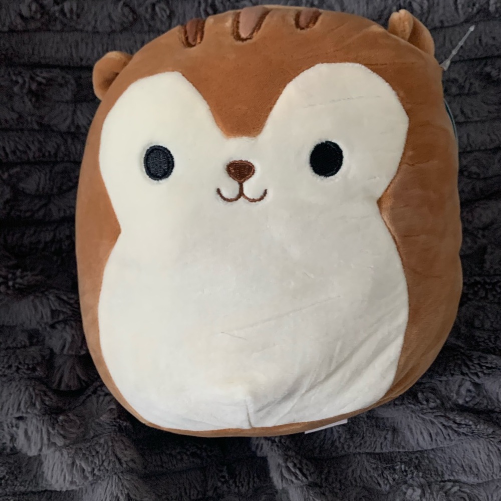 SQUISHMALLOW! Sawyer the squirrel 8inches, BNWT